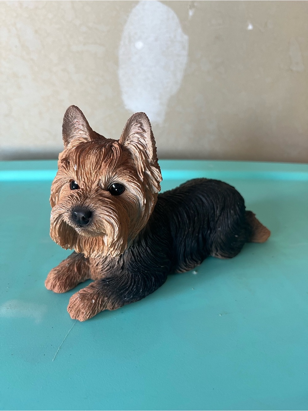 Yorkshire Terrier Figurine - Brown and Black Small Pets Decor